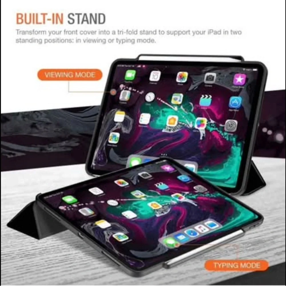 Trianium iPad Pro 12.9 Inch Case, Compatible iPad 12.9 2018